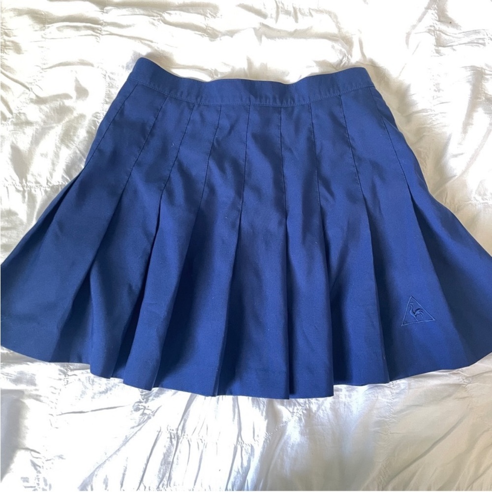 Le Coq Sportif Tennis Skirt Blue Size 6